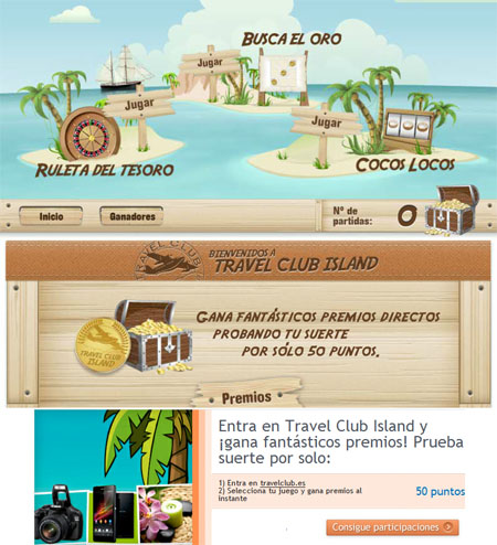 Juegos travel club