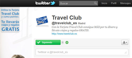 Travel Club Twitter